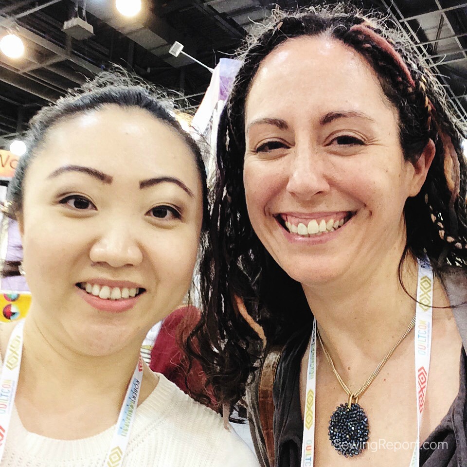 Sewing Report Jennifer Moore QuiltCon Selfie Christina Cameli