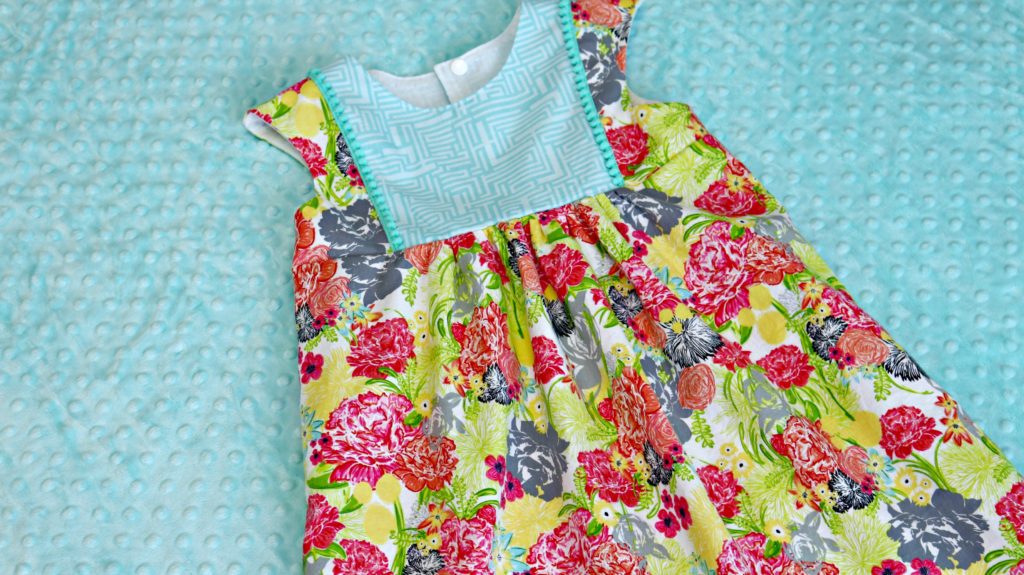 Fresh Stitch Patterns Playgroup Dress Modern Eclectic by Blend Fabrics Khristian Howell Front Full