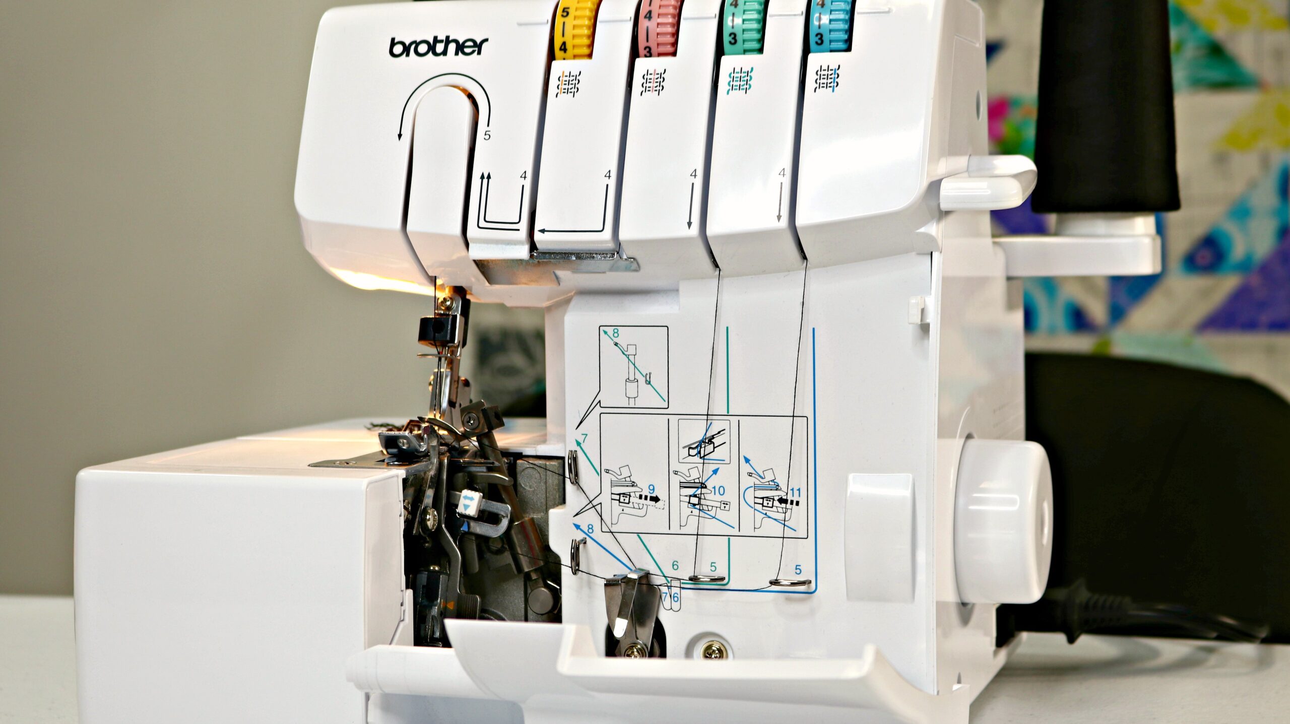 How to Thread the Brother 1034D Serger – Sewing Report