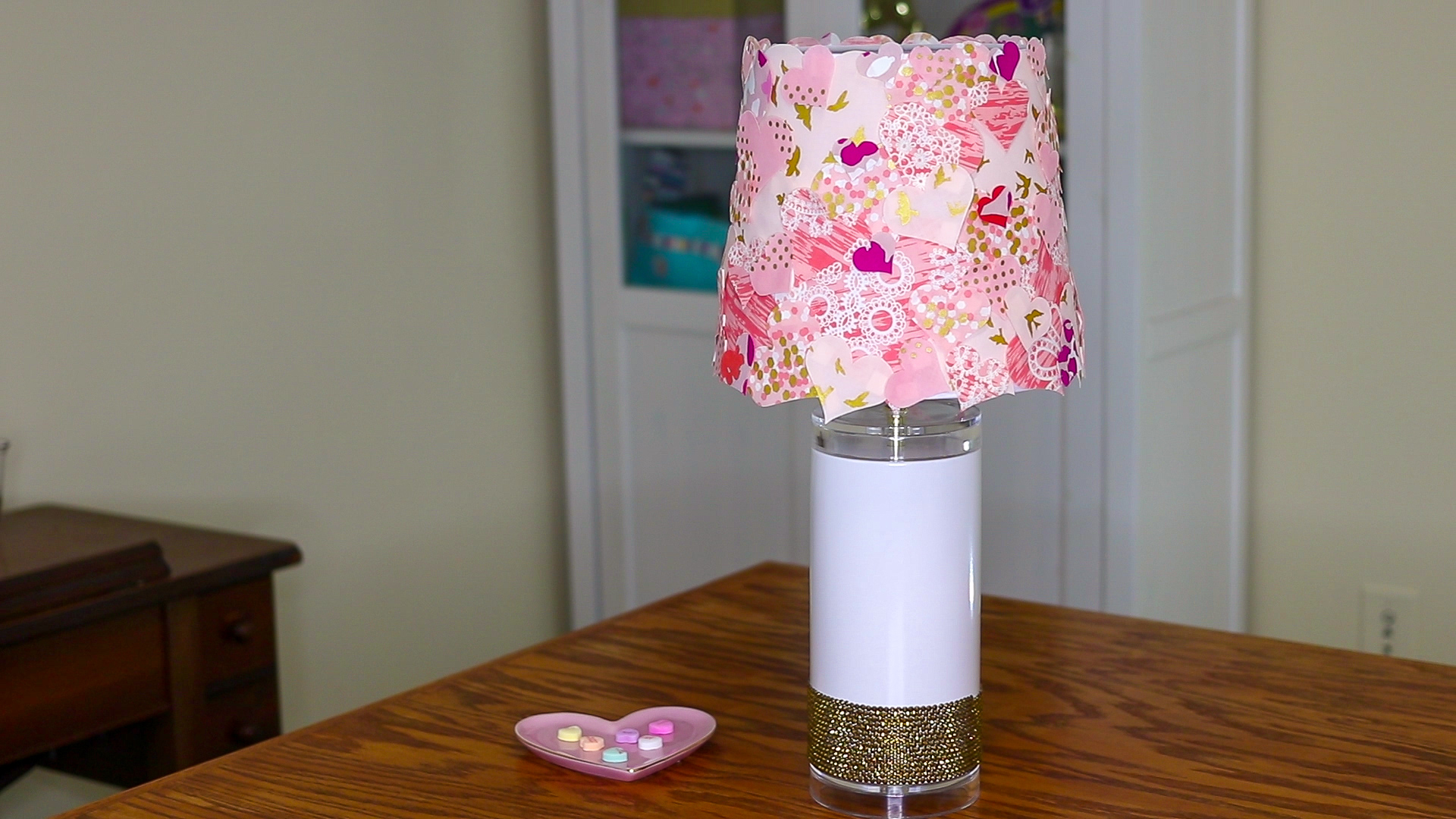 DIY Fabric Lampshade FT Terial Magic ✂️ EASY CRAFT PROJECT